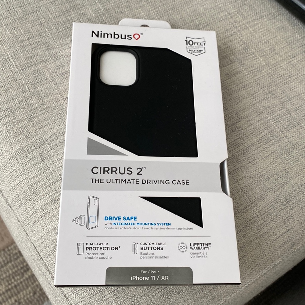 Nimbus 9 Iphone 11 Cirrus phone case. Black. New in package.